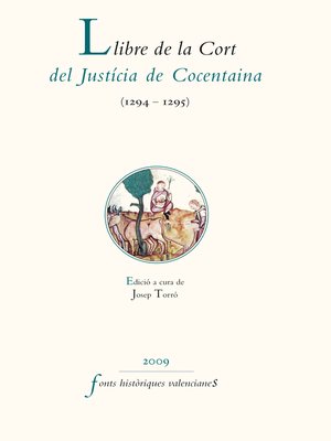 cover image of Llibre de la Cort del Justícia de Cocentaina (1294-1295)
